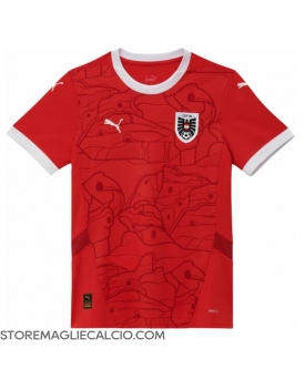 Austria Maglia Gara Casa Repliche Europei 2024 Donna
